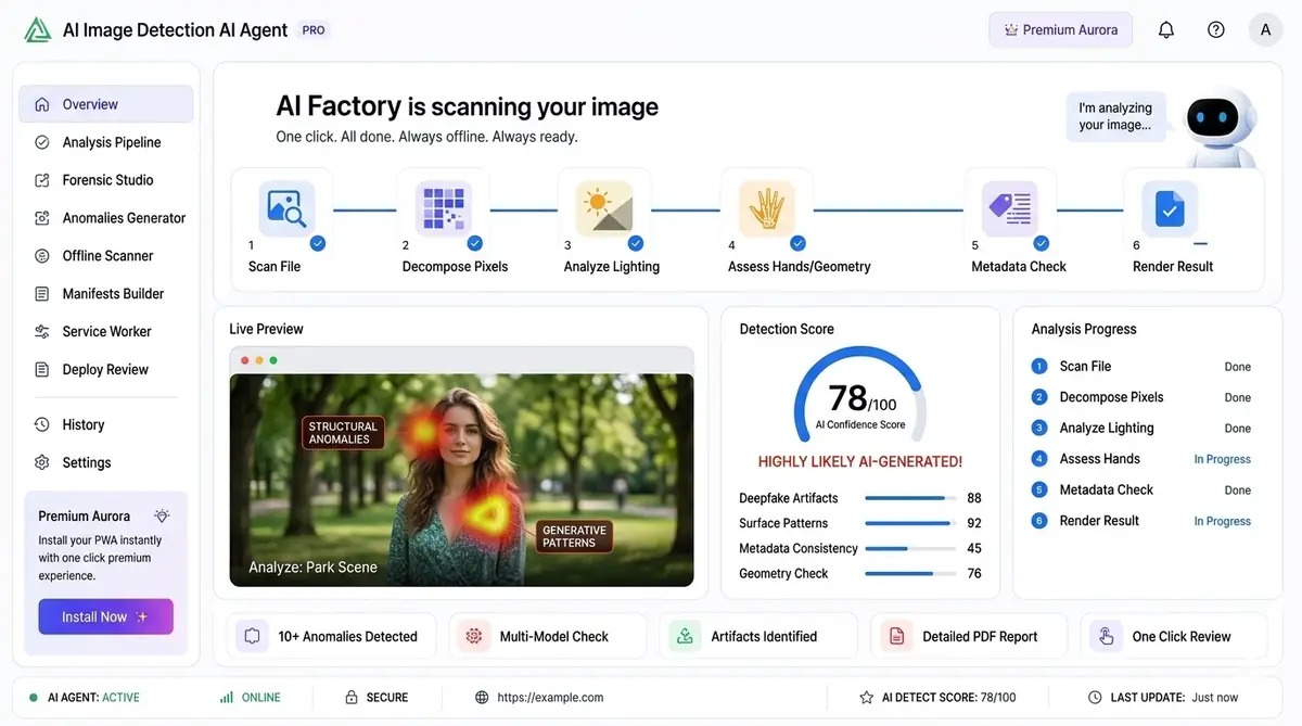 AI trend trading dashboard — example of the AI tool software
